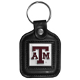 Texas A & M Aggies Square Leatherette Key Chain